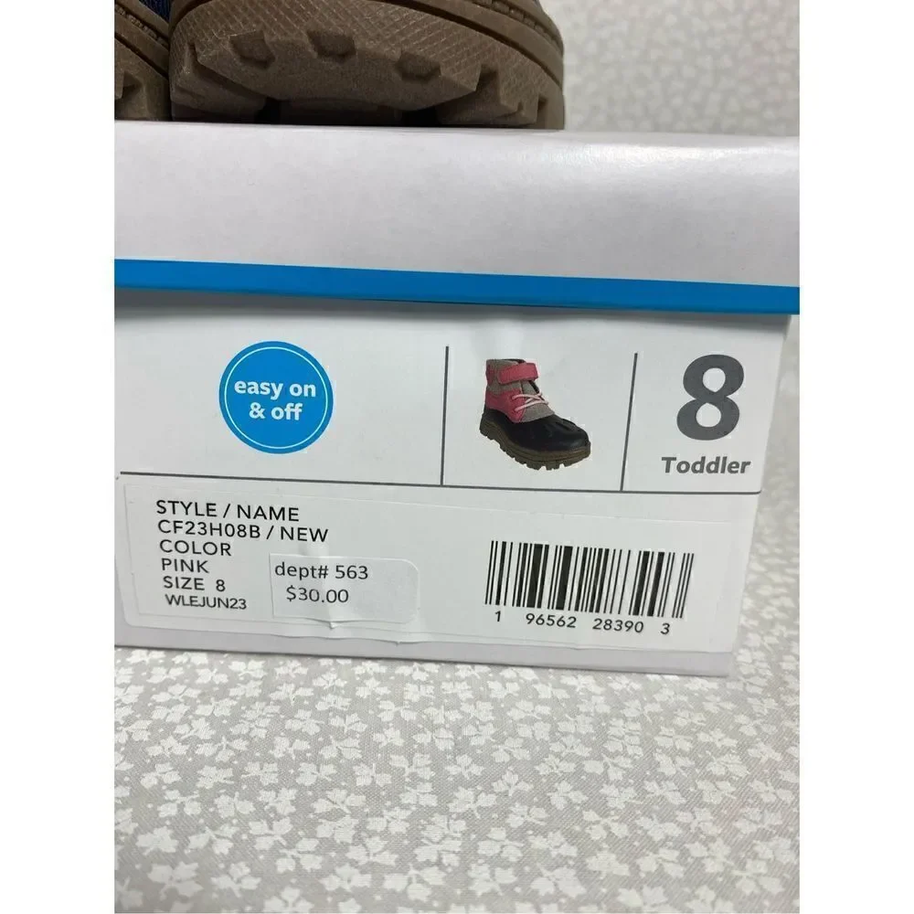 CARTER’S Toddler Girls SIZE 8 Toddler Girls New 3-G Boot